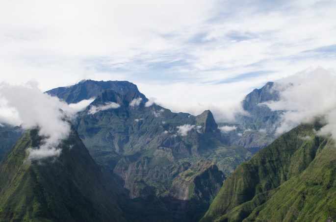Mafate depuis le Cap Noir, Ile de la Réunion