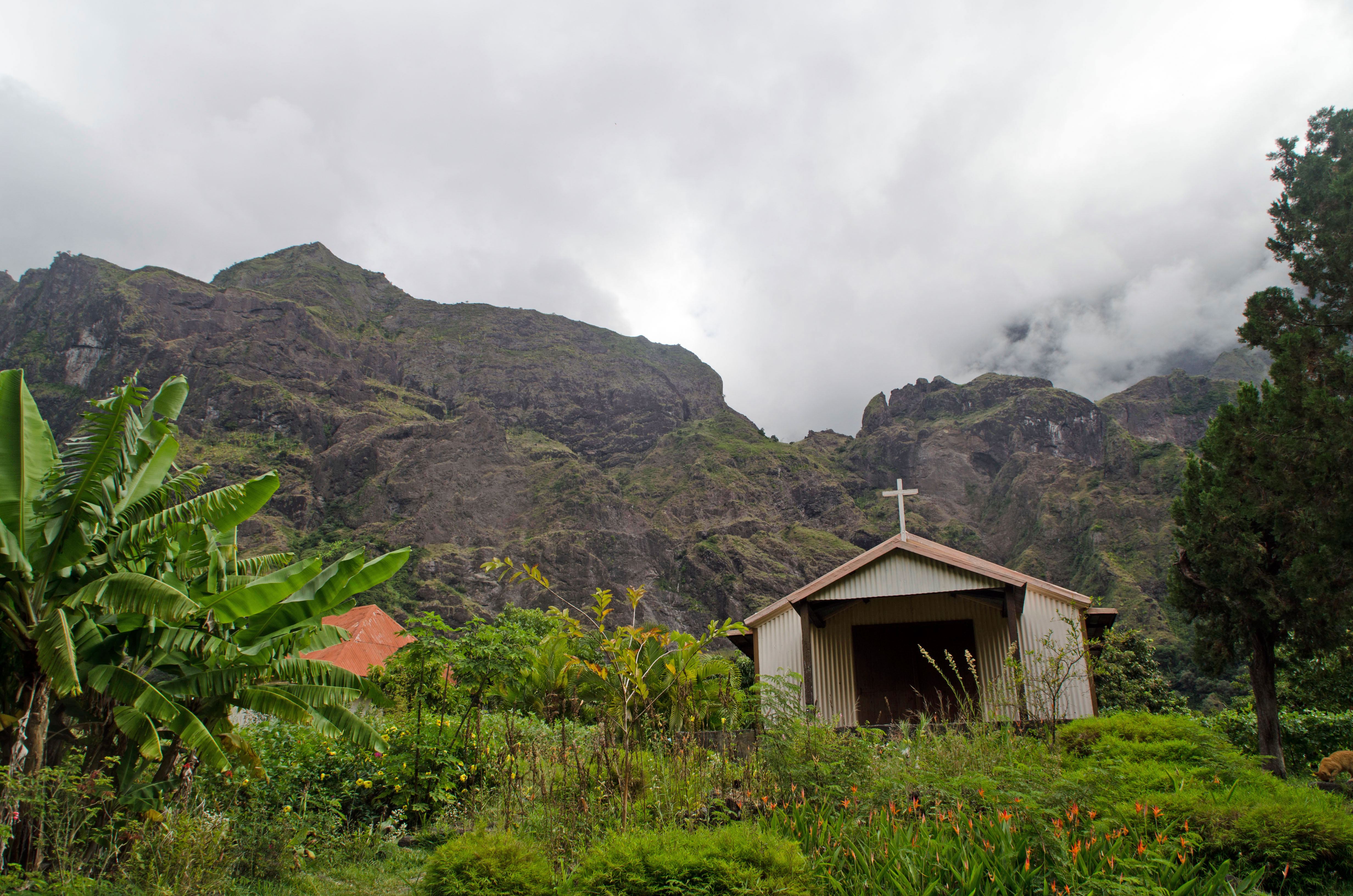Grand place, Mafate, Ile de la réunion