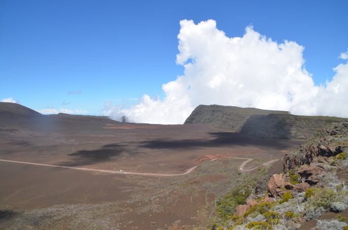 Route de la Plaine des sables, ile de la réunion
