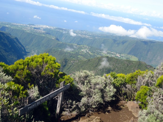 Point de vue du Morne Langevin , la Réunion