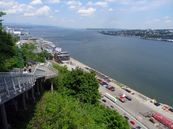 Promenade Samuel-de champlain, Vieux Québec, Canada