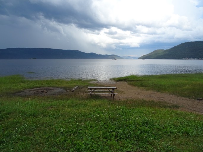 anse saint jean saguenay camping canada