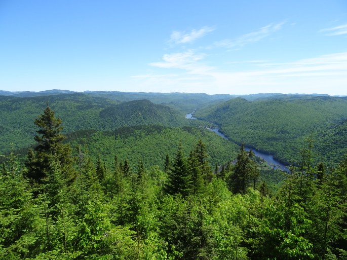 Randonnée au parc jacques cartier québec sentier les loups