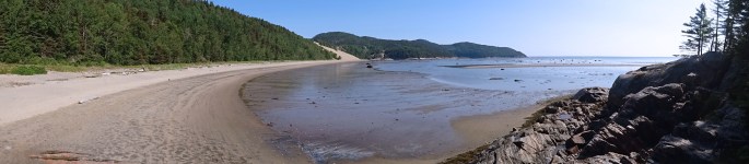 Tadoussac les dunes Canada Québec plage 