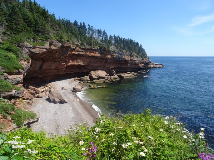 Itinéraire Road trip tour de la Gaspésie Québec Canada Parc national de l'île bonaventure et du rocher percé plage
