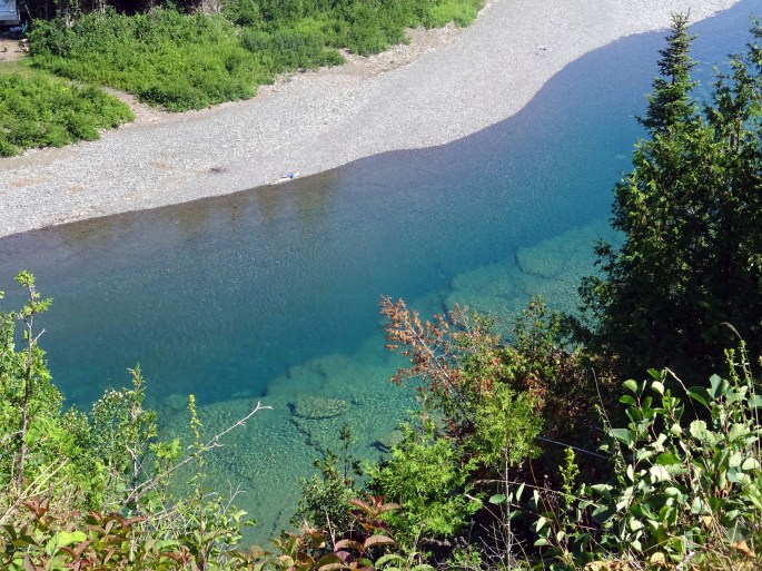 Québec Itinéraire Road trip tour de la Gaspésie Canada Le Malin Rivière Bonaventure eau limpide