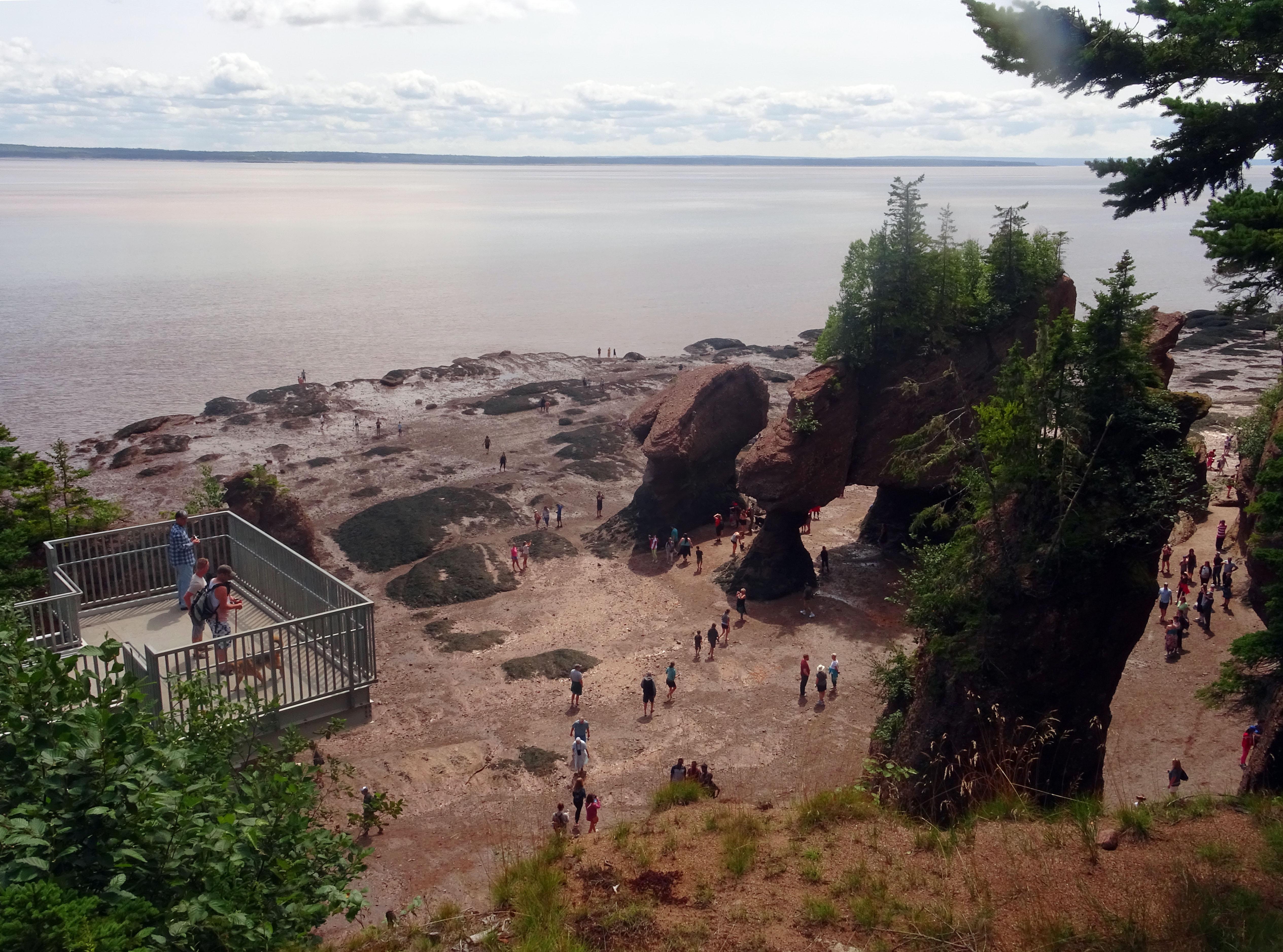 canada nouveau brunswick hopewell rocks