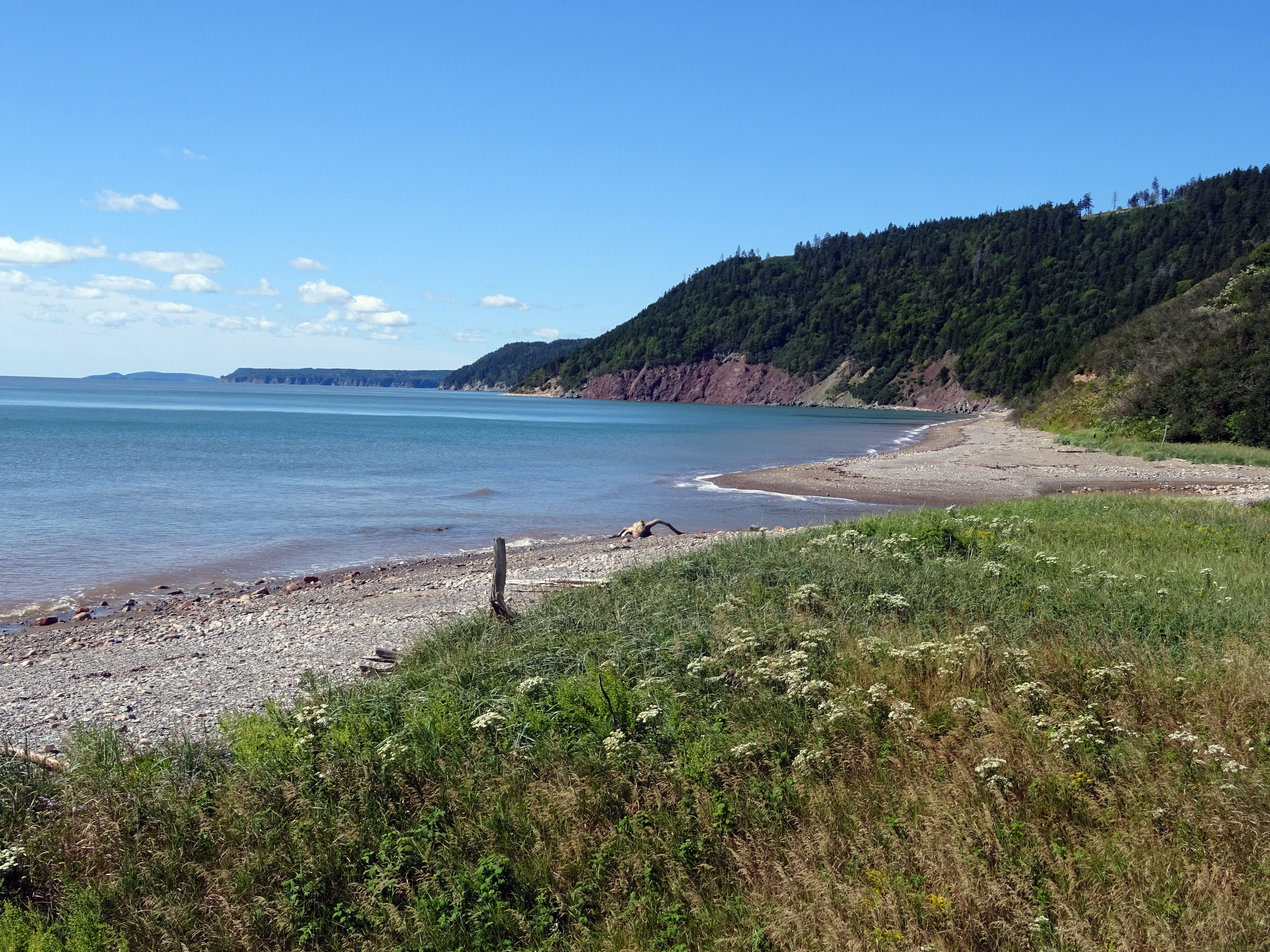 Long beach Fundy trail plage nouveau brunswick voyage Canada road trip