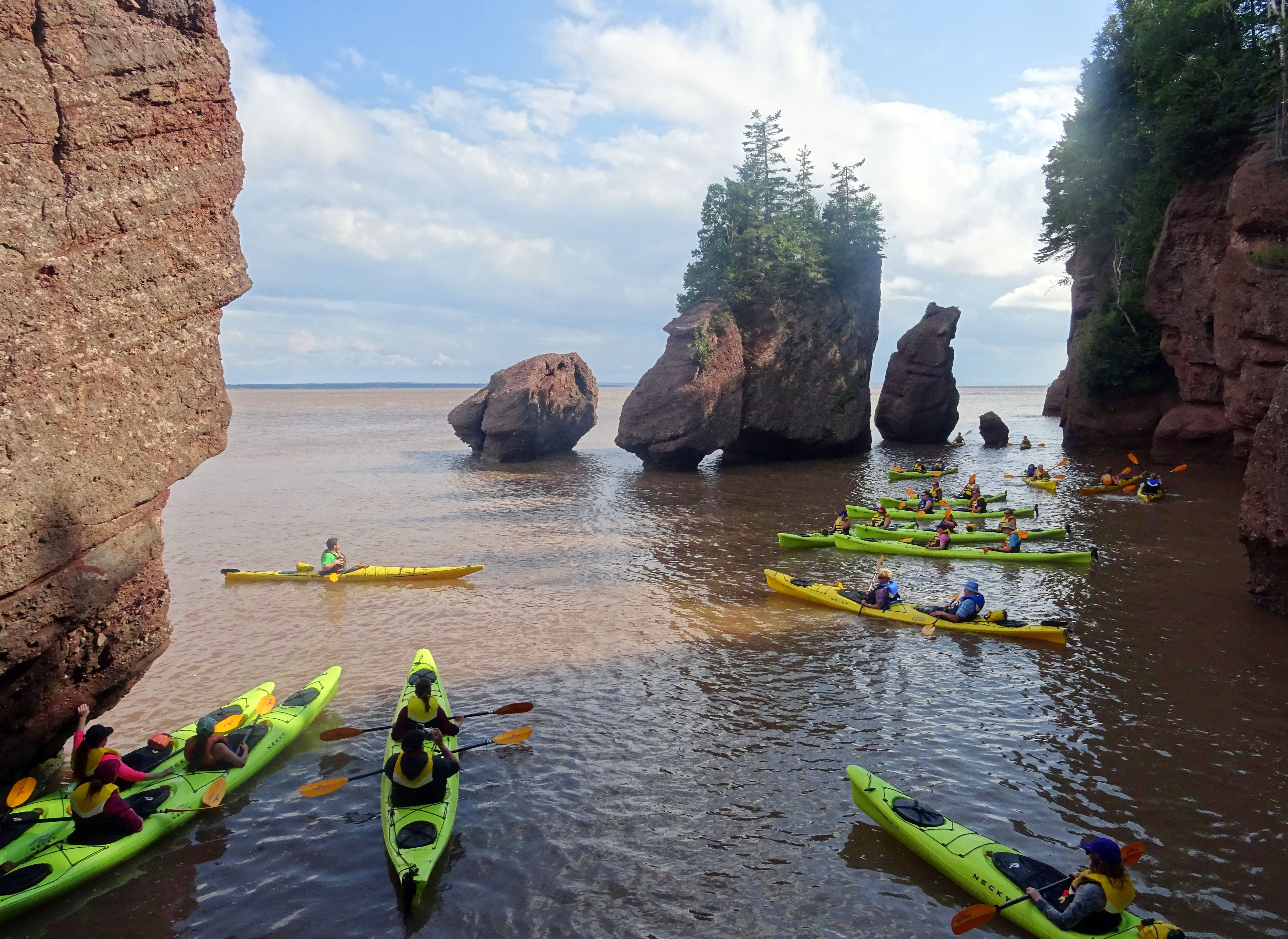 canada nouveau brunswick hopewell rocks