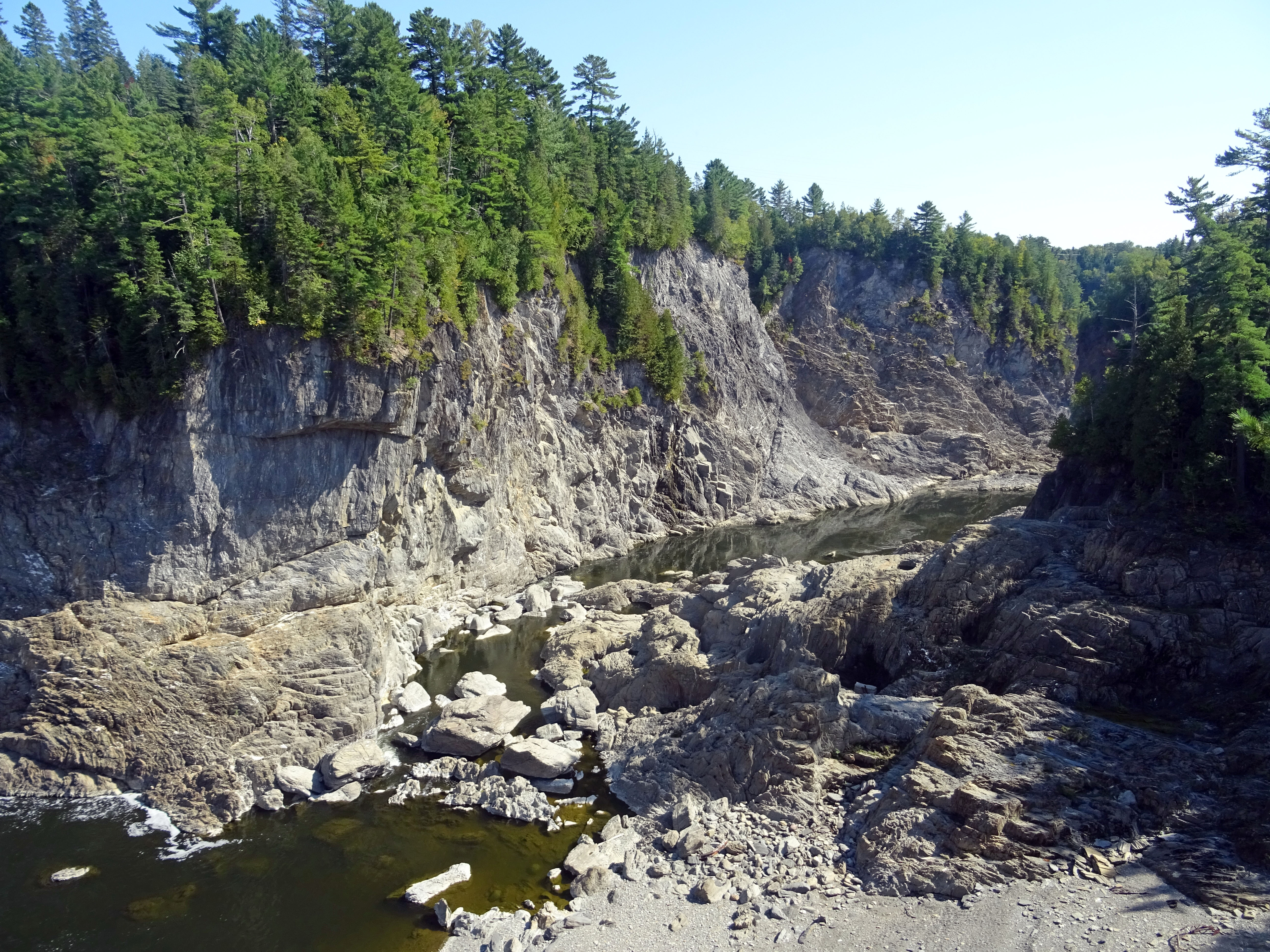 Gorge de grand sault grand falls nouveau brunswick canada road trip