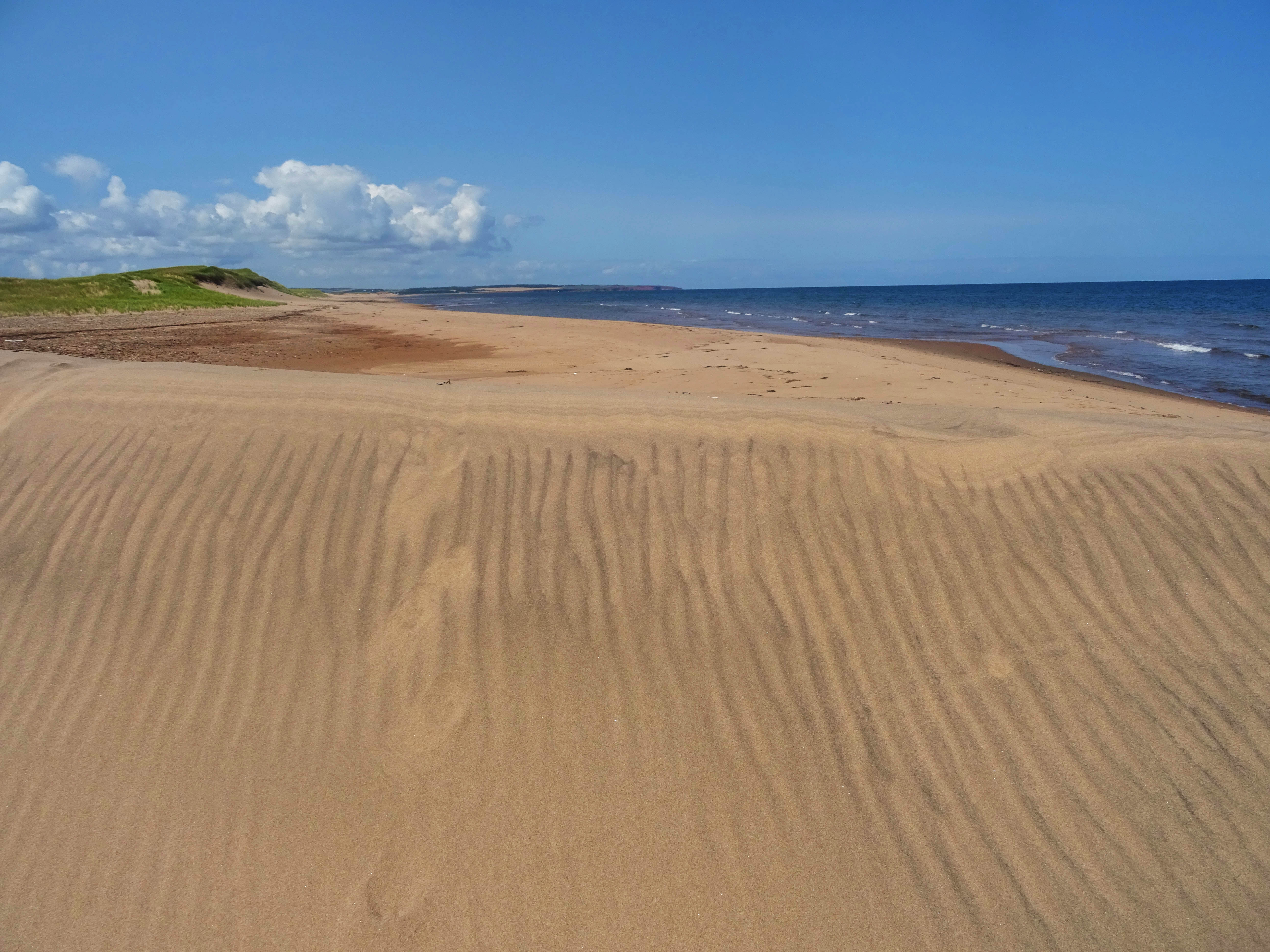 Dunes de sable Plage Canada ile du prince edouard en été Cavendish itinéraire road trip 
