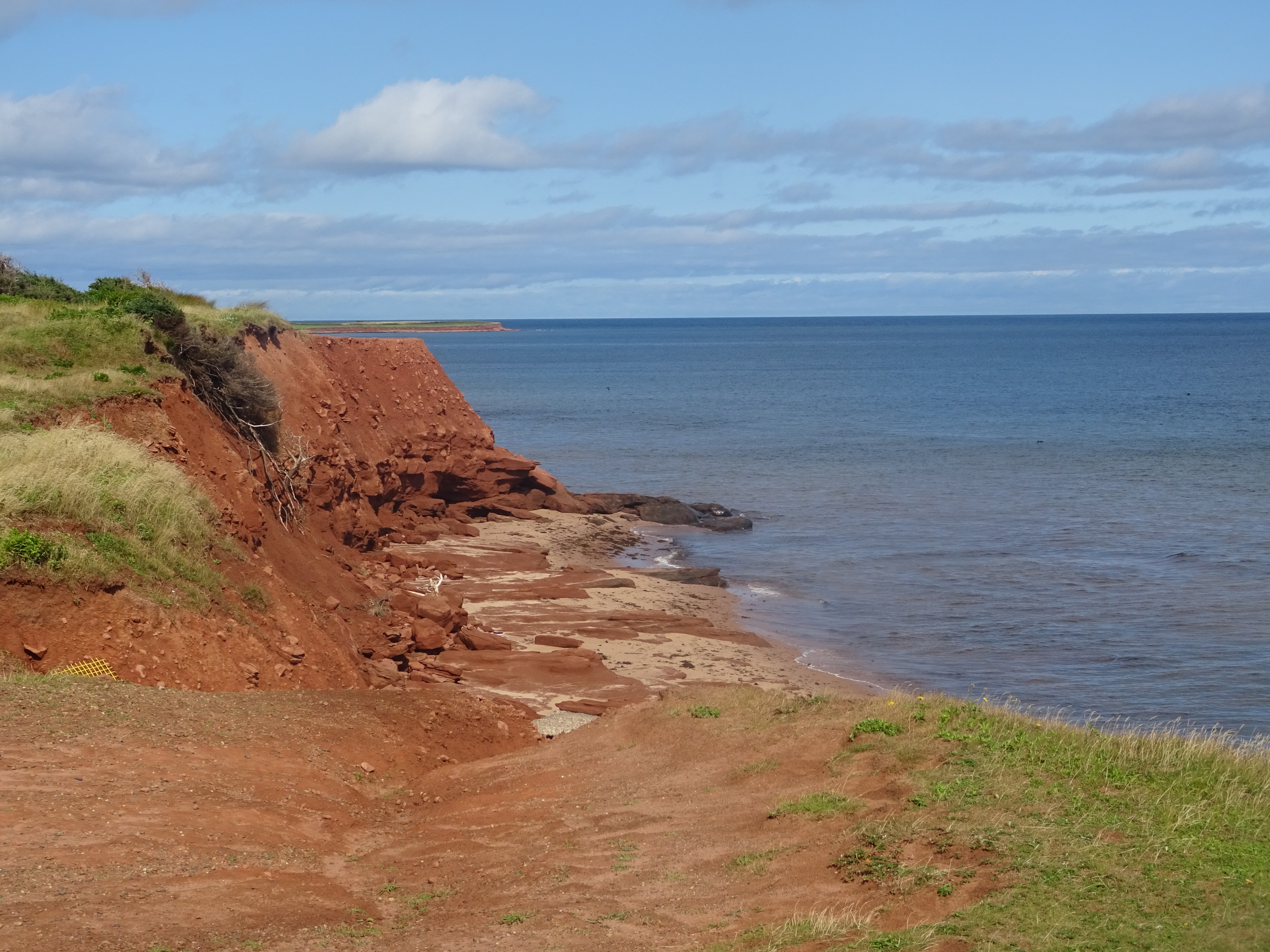 Littoral rouge Ile du prince edouard Canada road trip est canadien en été