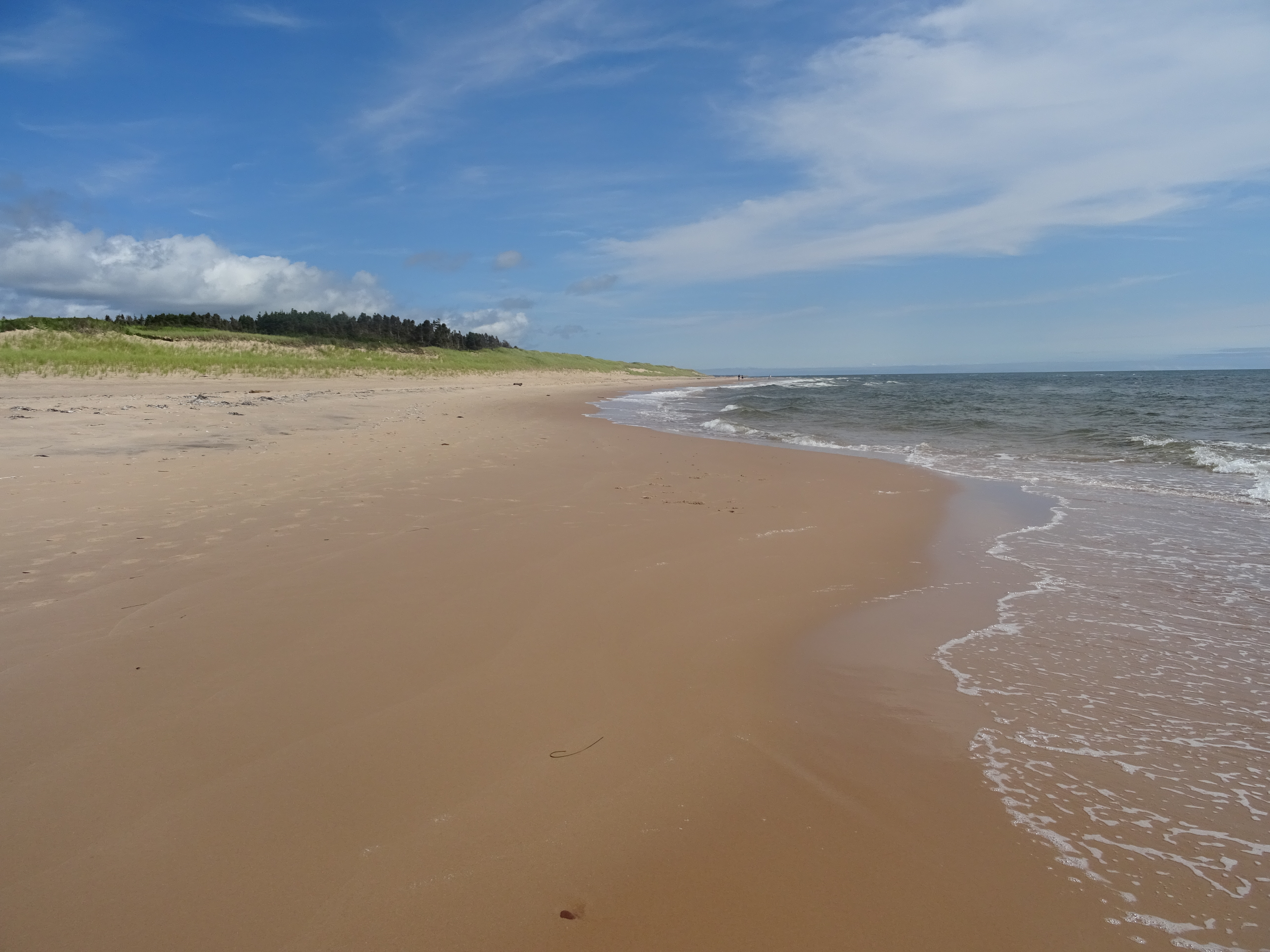 Plage Canada ile du prince edouard Basin head provincial park itinéraire road trip est canadien en été