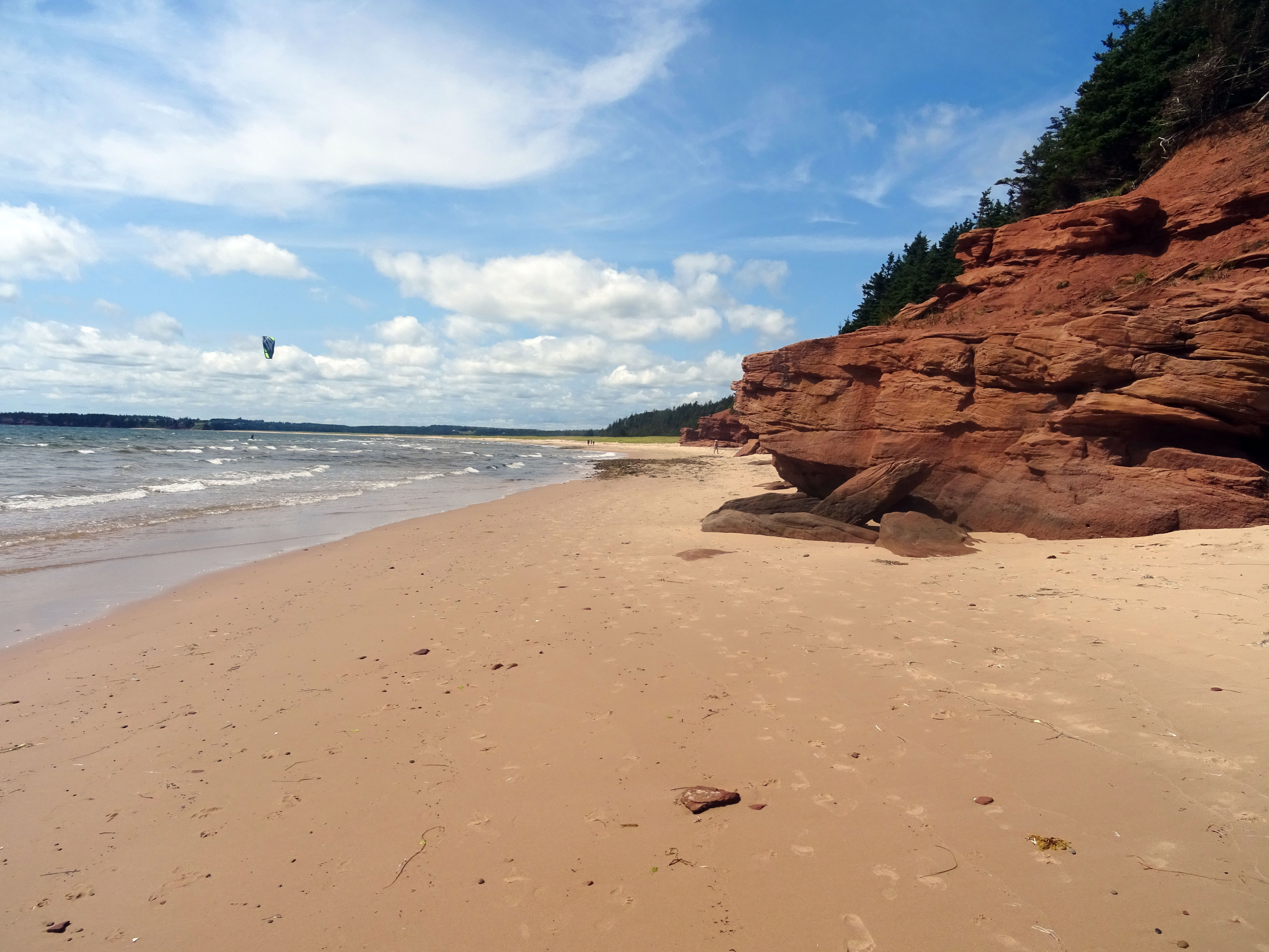 Plage Canada ile du prince edouard Red point provincial park itinéraire road trip est canadien en été