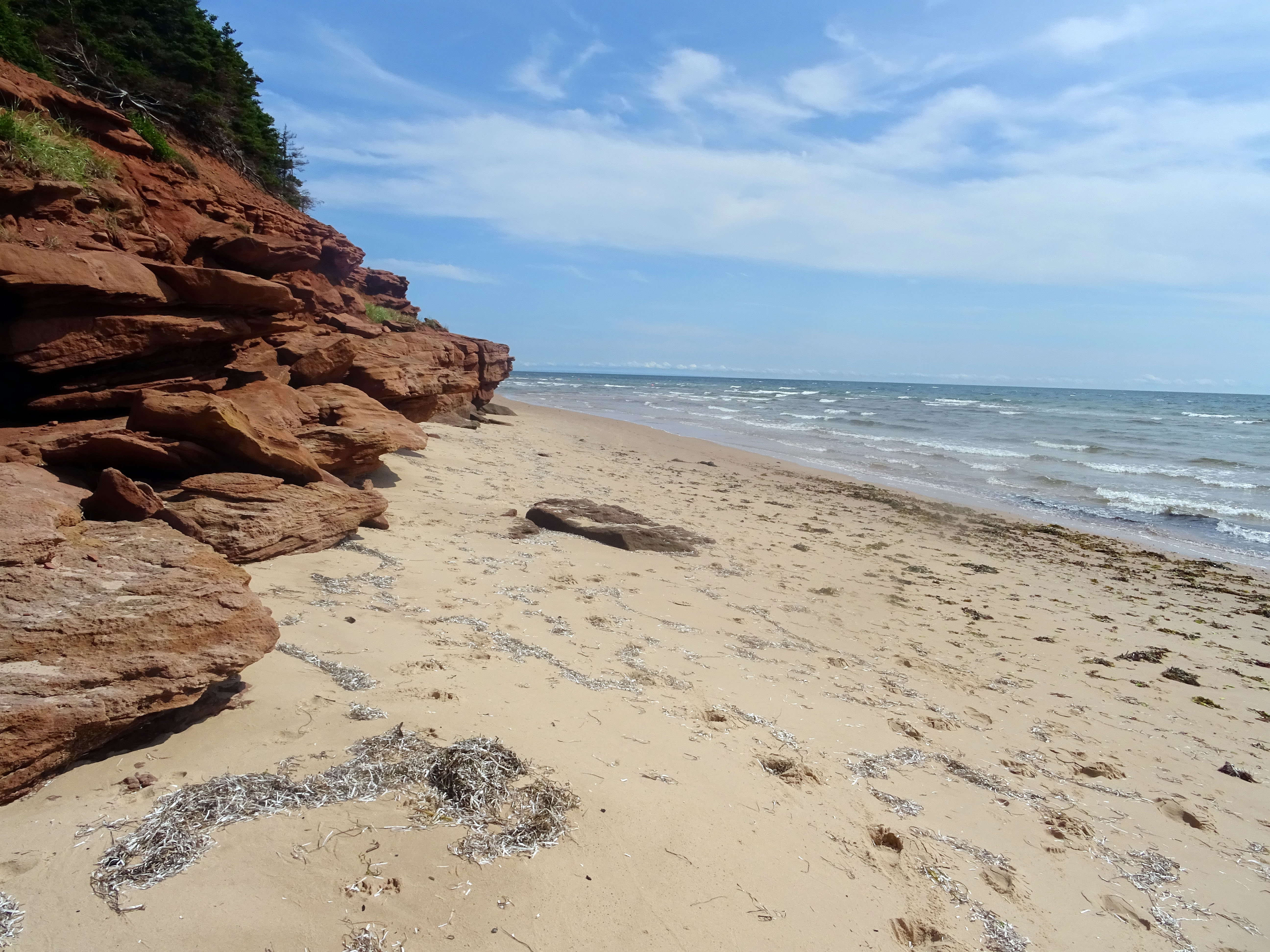 Plage Canada ile du prince edouard Red point provincial park itinéraire road trip est canadien en été
