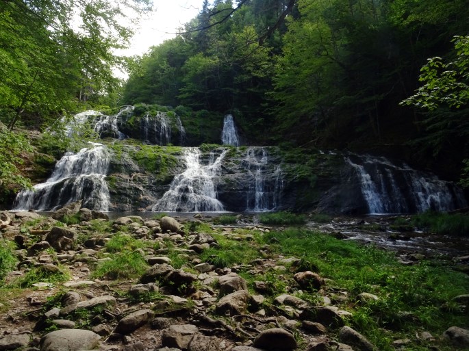 Cascade Egypt Falls Cape Breton Nouvelle écosse itinéraire road trip est canadien