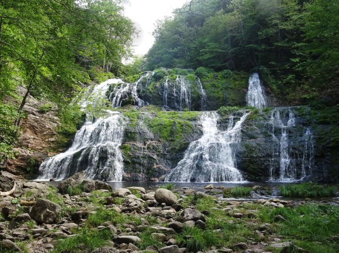 Cascade Egypt Falls Cape Breton Nouvelle écosse itinéraire road trip est canadien