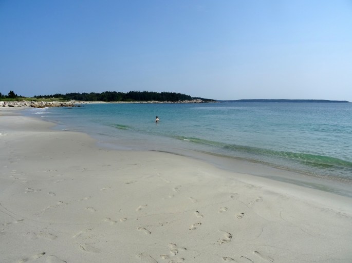 Plage Canada Nouvelle écosse Crystal crescent beach itinéraire road trip est canadien