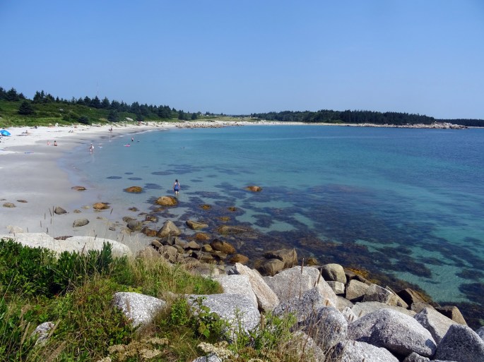 Plage Canada Nouvelle écosse Crystal crescent beach itinéraire road trip est canadien