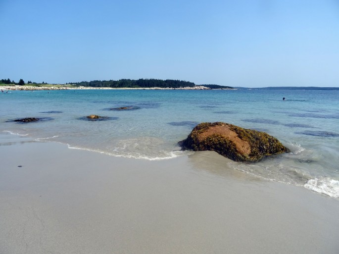 Plage Canada Nouvelle écosse Crystal sand beach itinéraire road trip est canadien