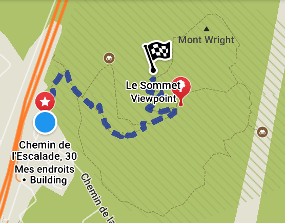 Randonnée au Mont Wright, Québec, Canada