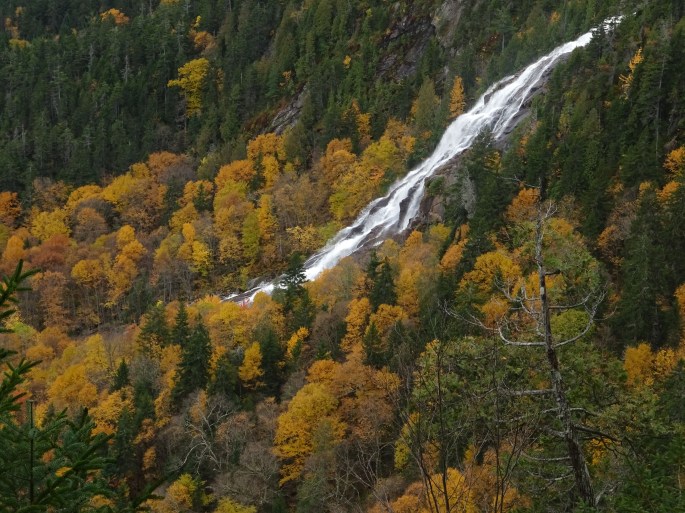 Paysage d'automne au Québec, Canada : Chute delaney