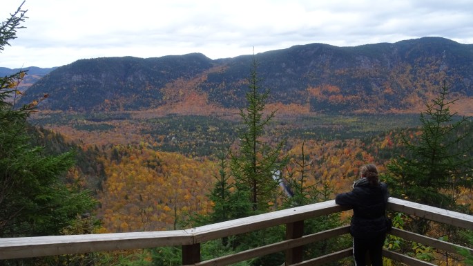 Randonnée paysage automne à proximité de Québec Canada, Vallée Bras du Nord