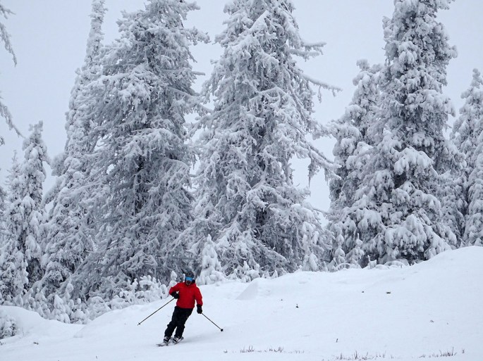 Big White Ski Resort, Colombie Britannique, Canada