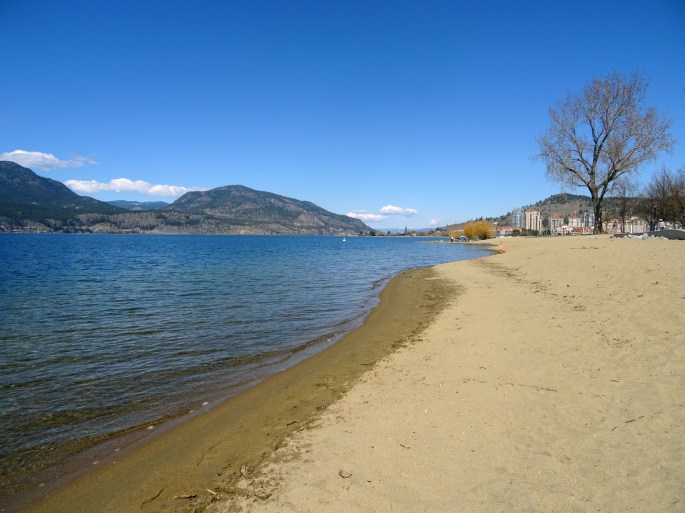 City park en été, Kelowna, Okanagan valley, Canada