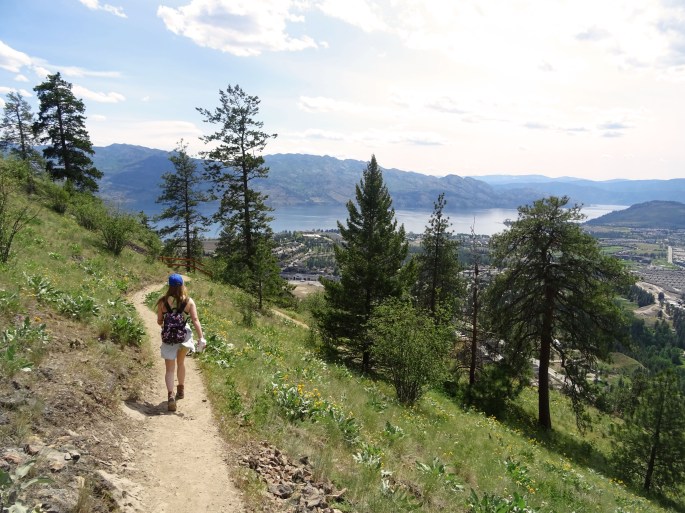 Randonnée à Kelowna Okanagan Valley, Mount boucherie