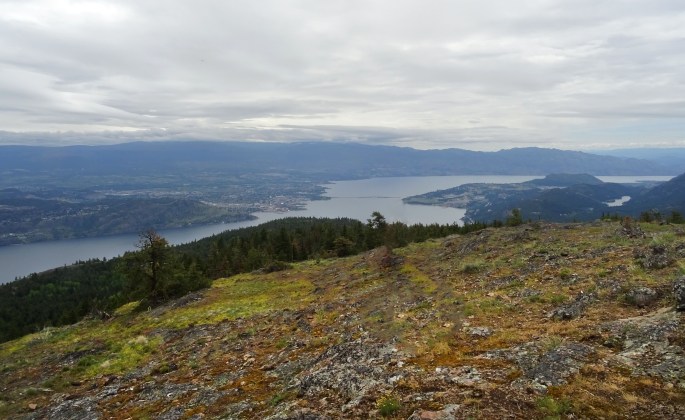 Blue Grouse mountain, randonnée à Kelowna, Vallée d'Okanagan, Canada