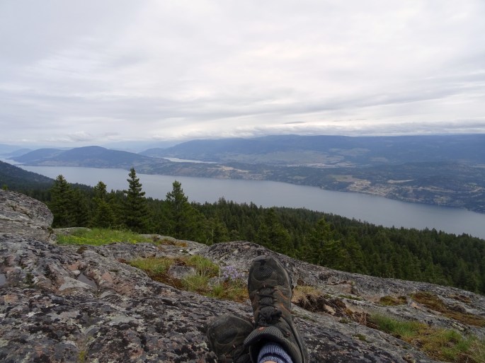 Randonnée Blue grouse mountain Kelowna vallée Okanagan Canada
