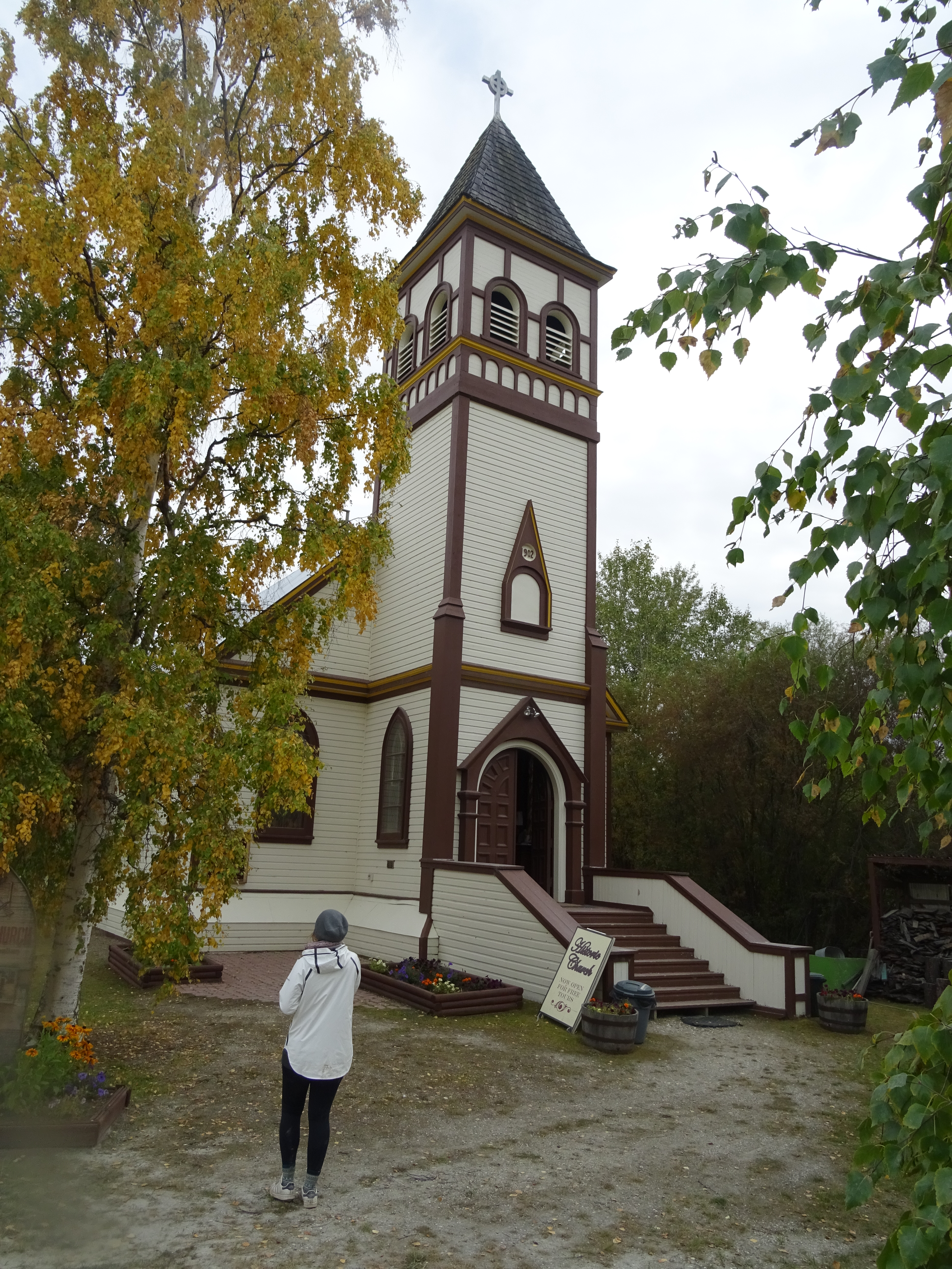 Dawson city église Yukon