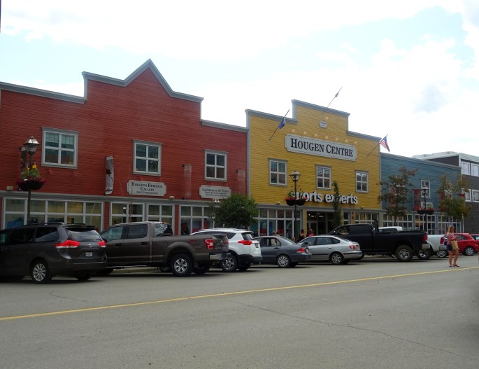 La ville de Whitehorse au Yukon, Canada