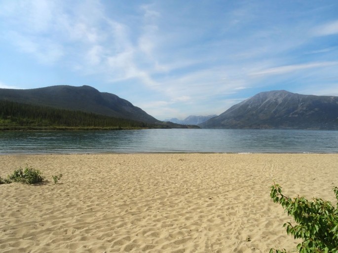 Plage de Carcross, Yukon, Canada