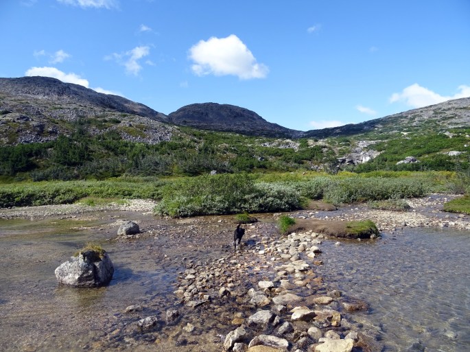 Randonnée International falls, entre le Canada et l'Alaska