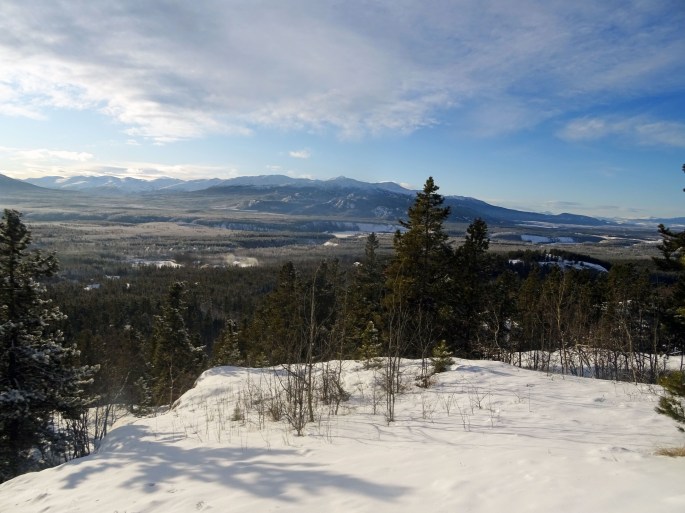 Randonnée Takhini hot spring Hill top trail Yukon Canada
