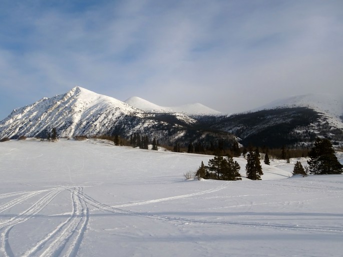 Le désert de Carcross en hiver, Yukon, Canada