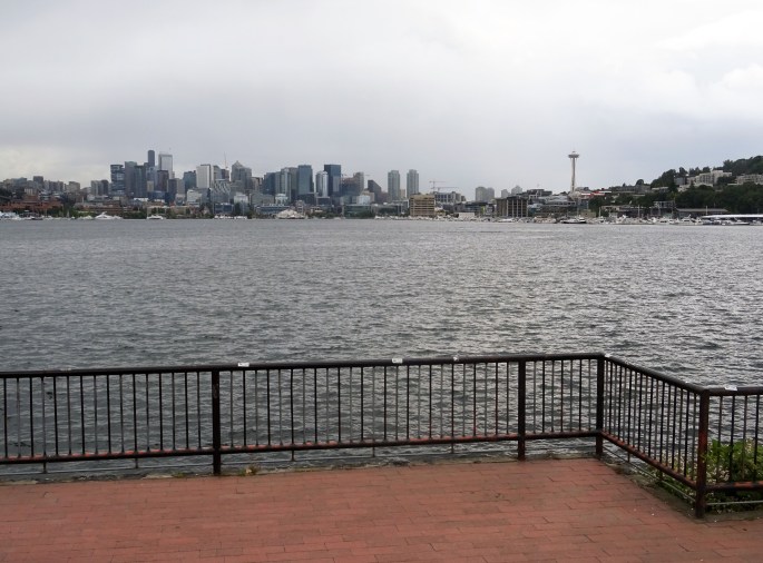 Vue sur Seattle depuis le Gas works park