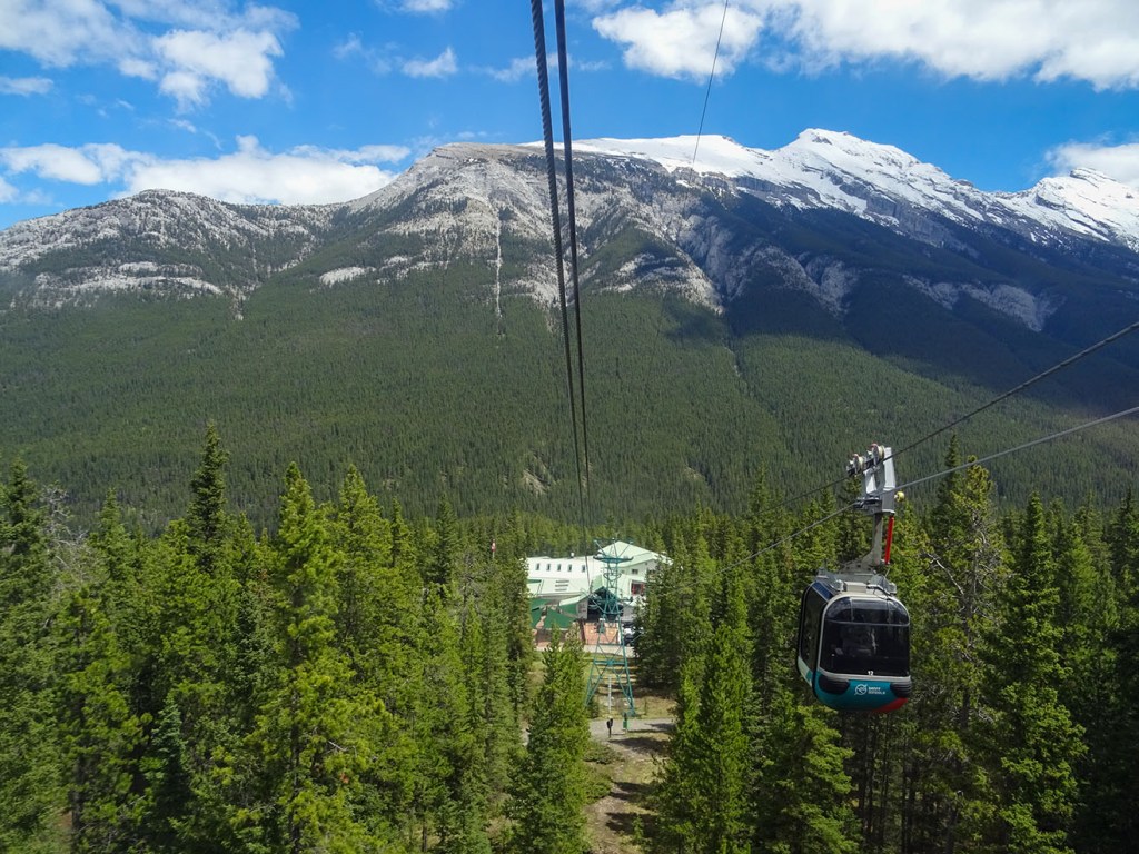 Sulfur mountain Gondola,Parc National de Banff, Alberta, Canada